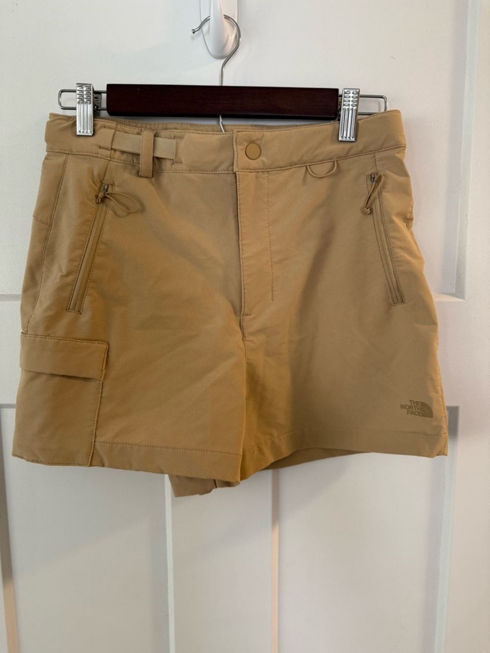 The North Face Khaki Outdoor Shorts with Logo